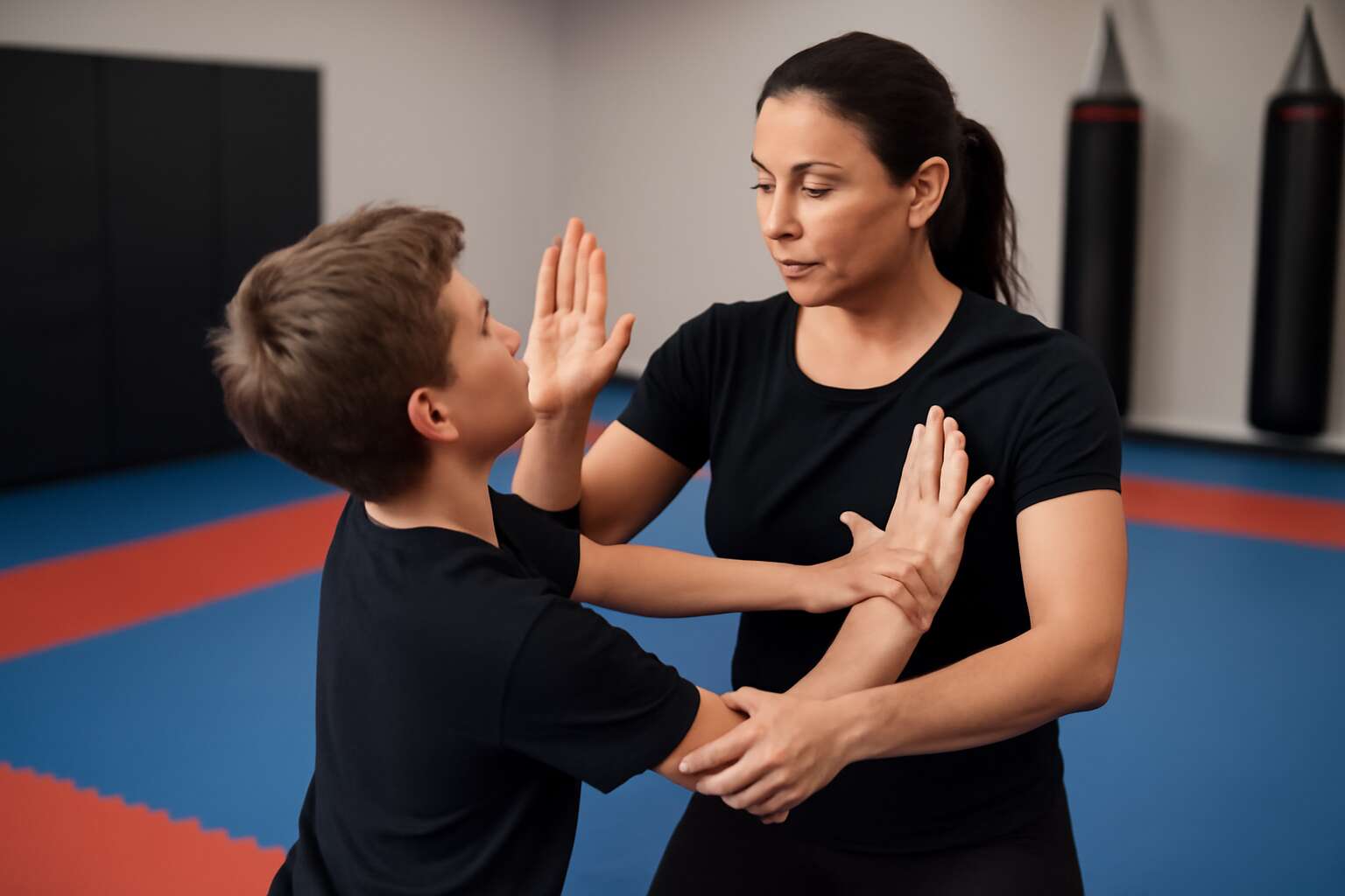 can you self defense against a minor